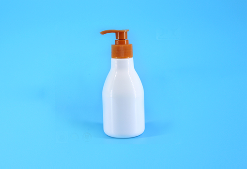 250ml white plastic PET bottle with pump for show gel liquid