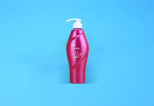 500ml colorful plastic shampoo bottle with dispenser pump