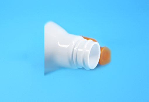 250ml white plastic PET bottle with pump for show gel liquid