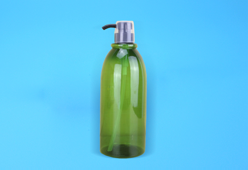 1L PET shampoo bottle with pump