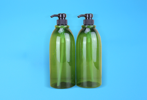 1L PET shampoo bottle with pump