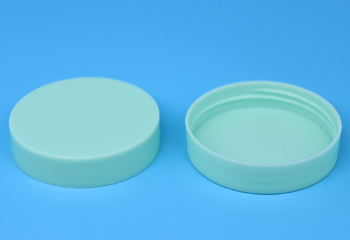  54/400 plastic blue smooth screw cap for plastic jar