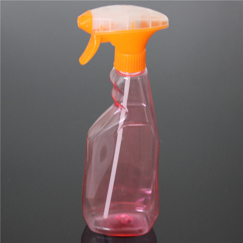 500ml  plastic cosmetic bottles with button handle sprayer