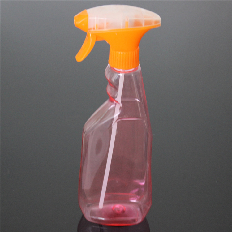 500ml pink plastic trigger spray bottle with trigger spray
