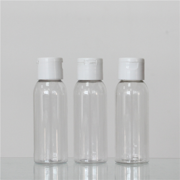 Wholesale round PET 80ml plastic bottle for cosmetic