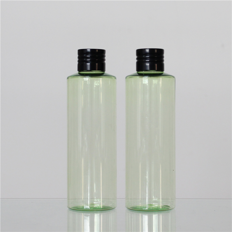 High quality 150ml clear plastic cosmetic bottle for lotion