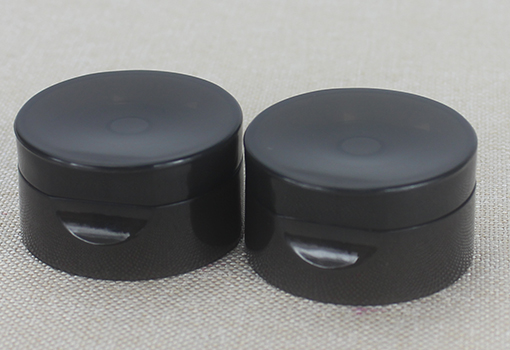 45mm plastic black cosmetic soft tube cap
