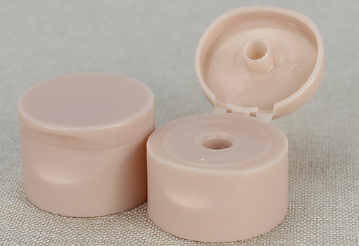 40mm Matte plastic tube flip top cap with Silicon inner seal